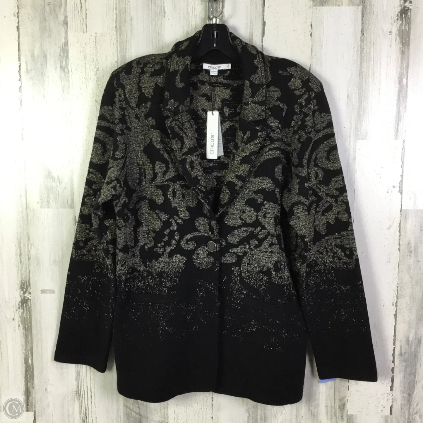 Blazer By Chicos In Black, Size: L