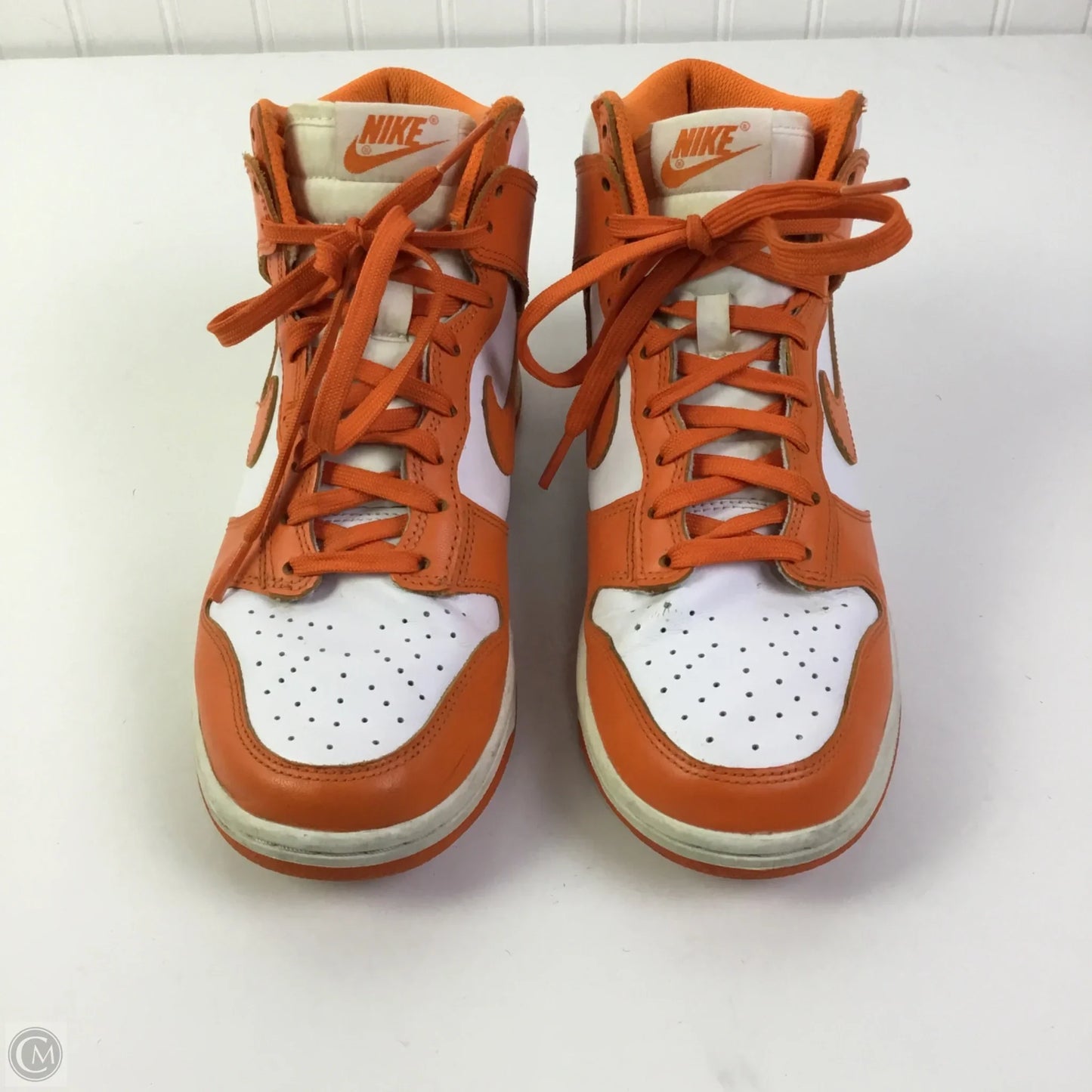 Shoes Athletic By Nike In Orange & White, Size: 7.5