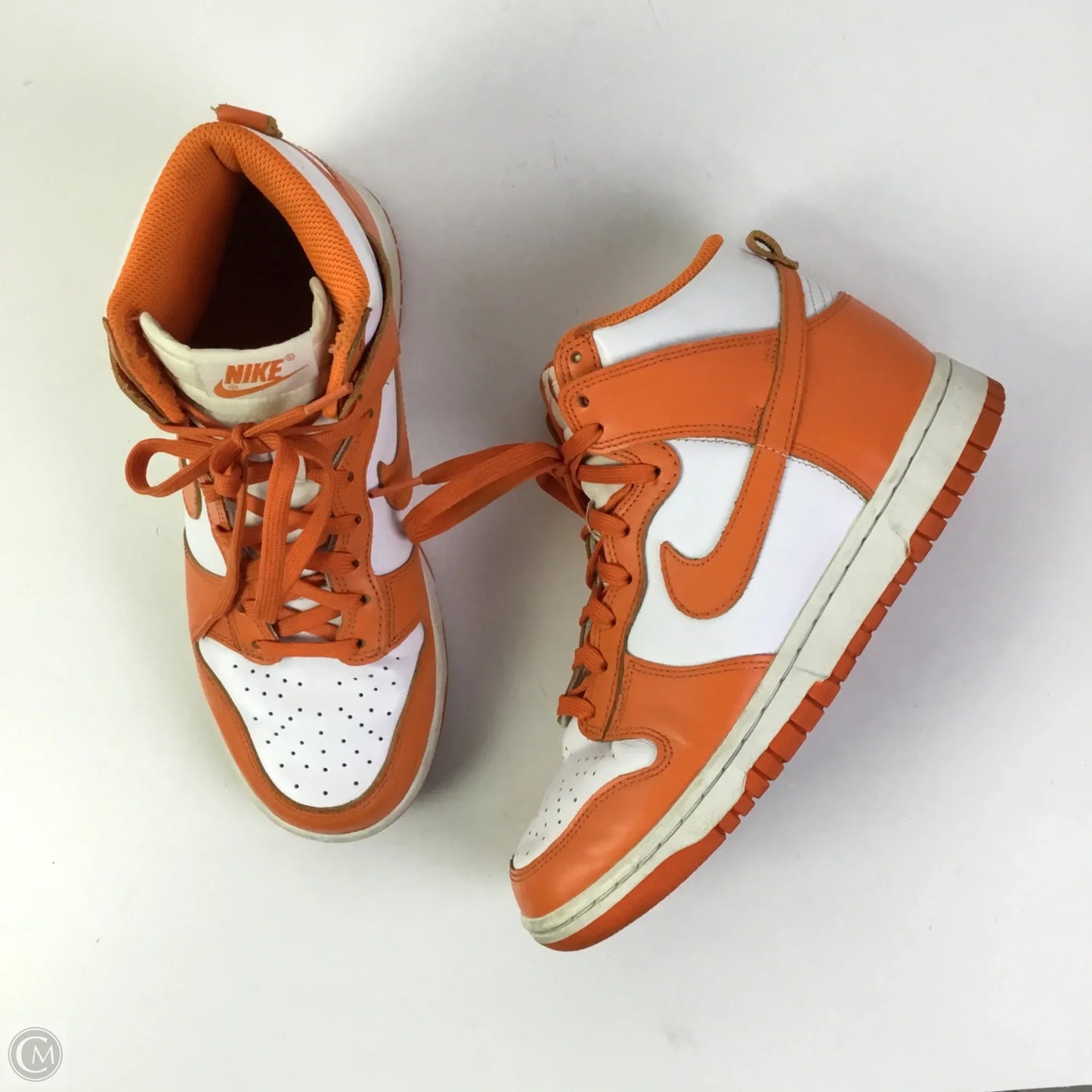 Shoes Athletic By Nike In Orange & White, Size: 7.5