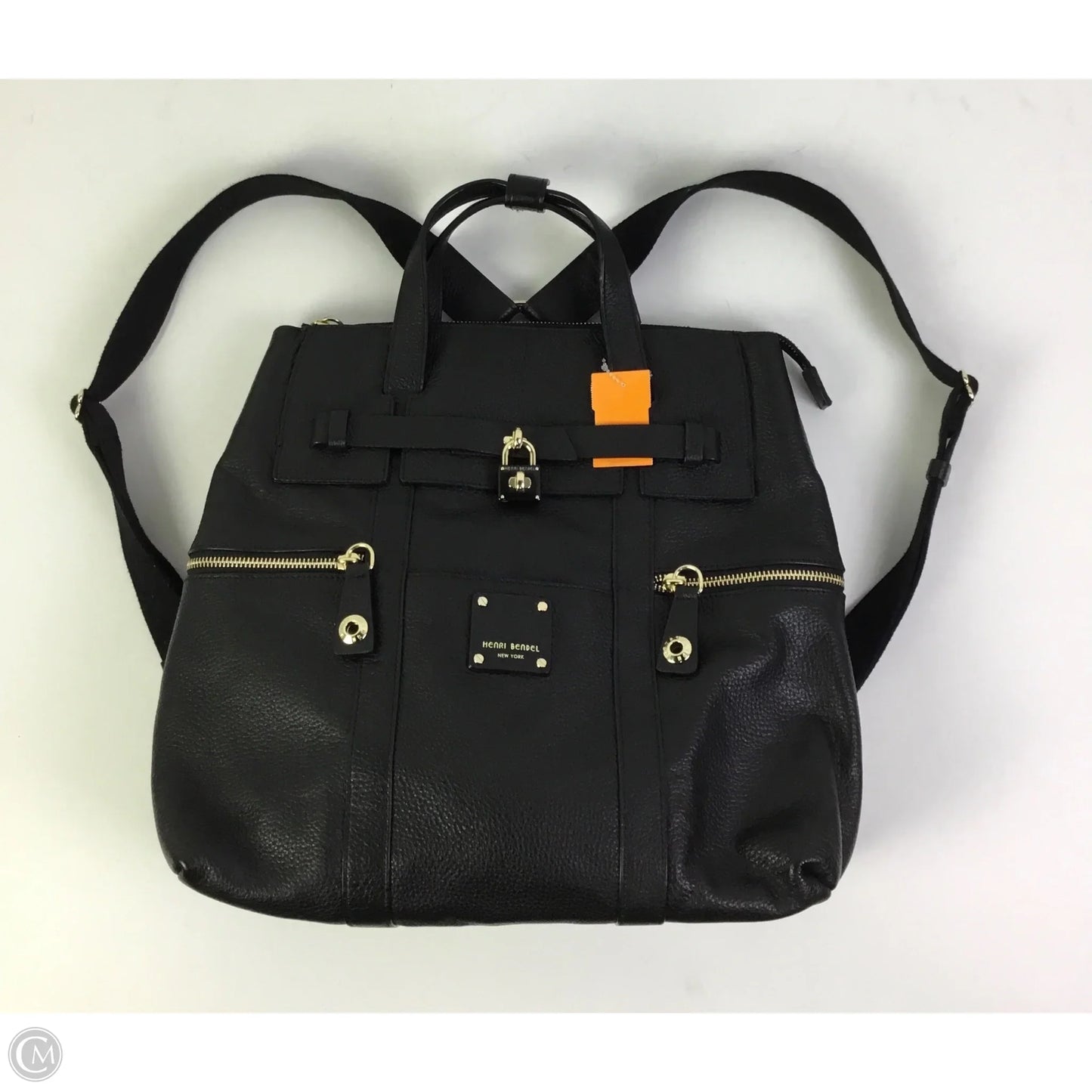 Backpack Leather By Henri Bendel, Size: Large