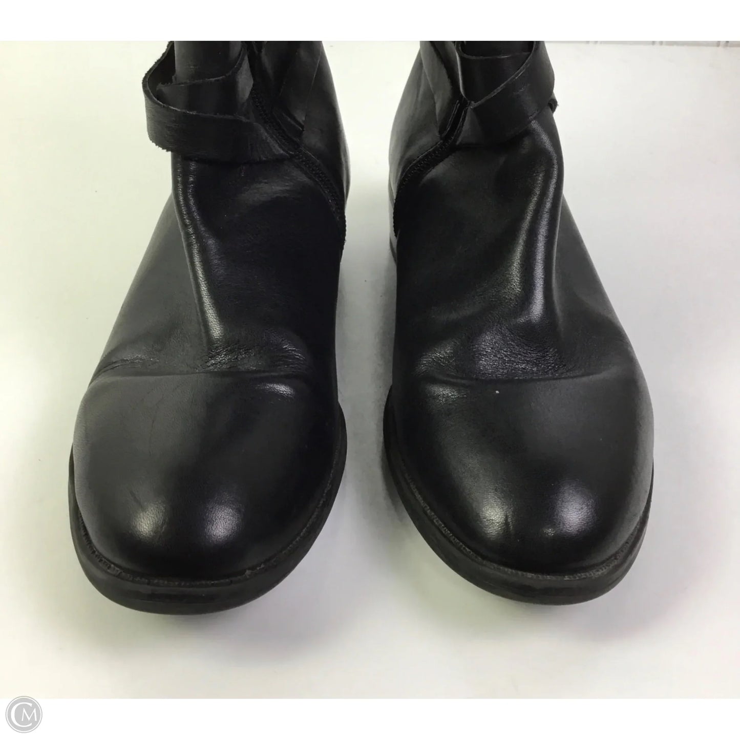 Boots Knee Flats By Lauren By Ralph Lauren In Black, Size: 8