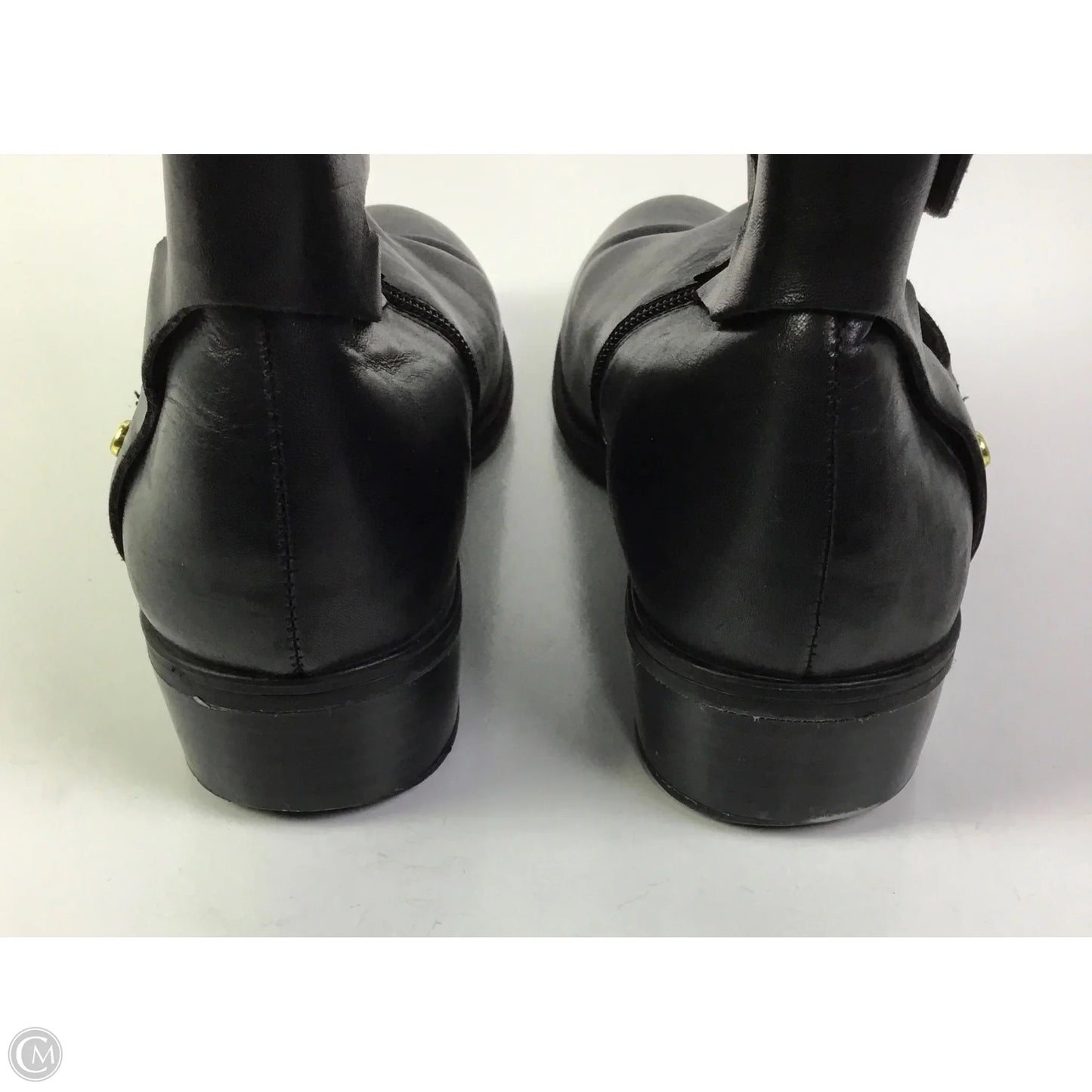 Boots Knee Flats By Lauren By Ralph Lauren In Black, Size: 8