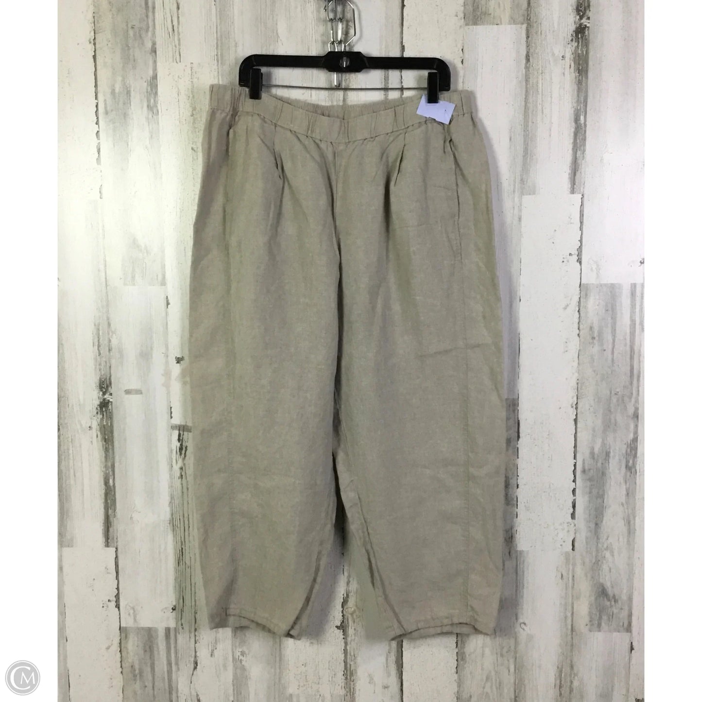 Pants Linen By Eileen Fisher In Beige, Size: 16