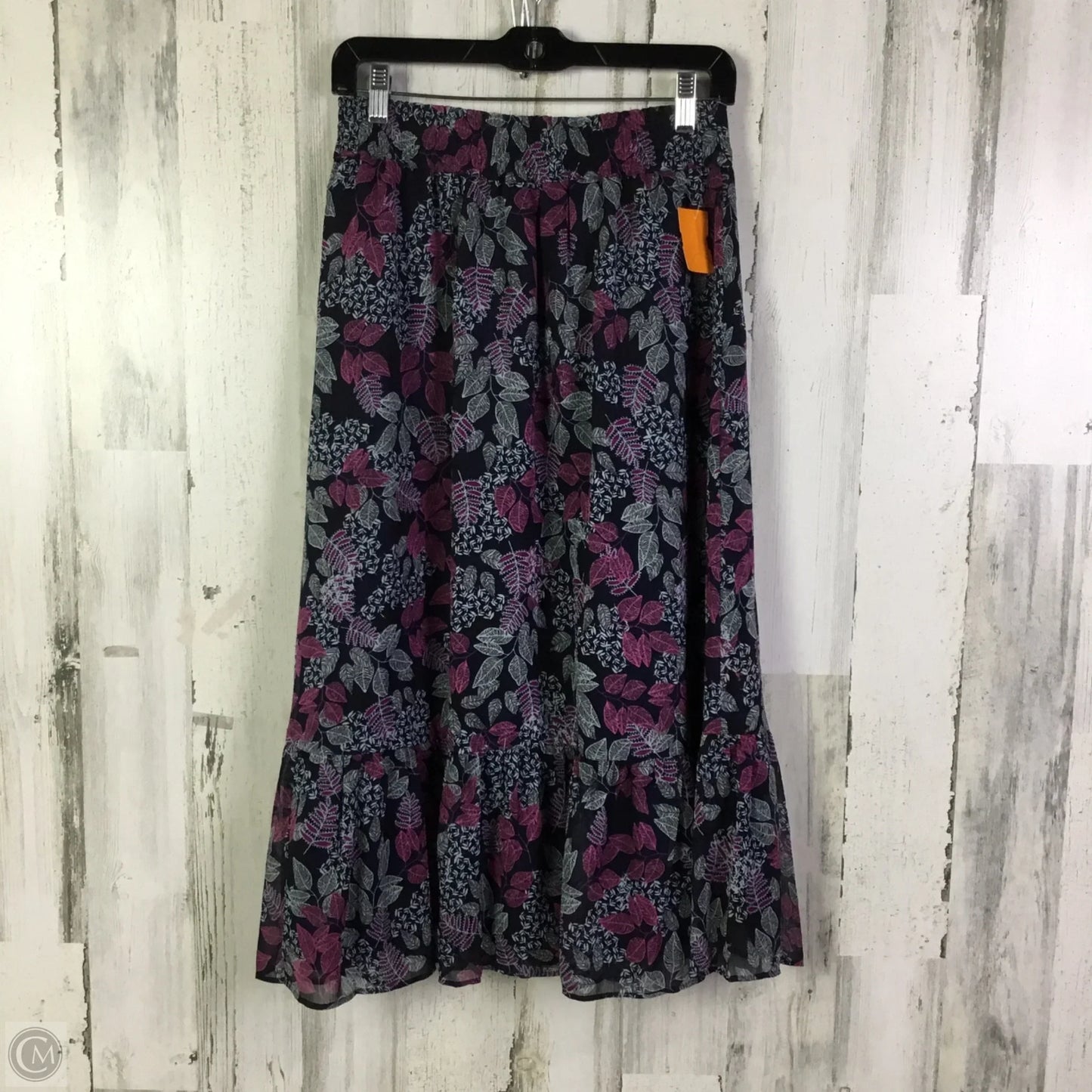 Skirt Maxi By Loft In Blue & Pink, Size: 4