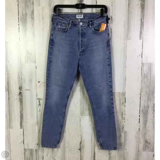 Jeans Skinny By Agolde In Blue Denim, Size: 6