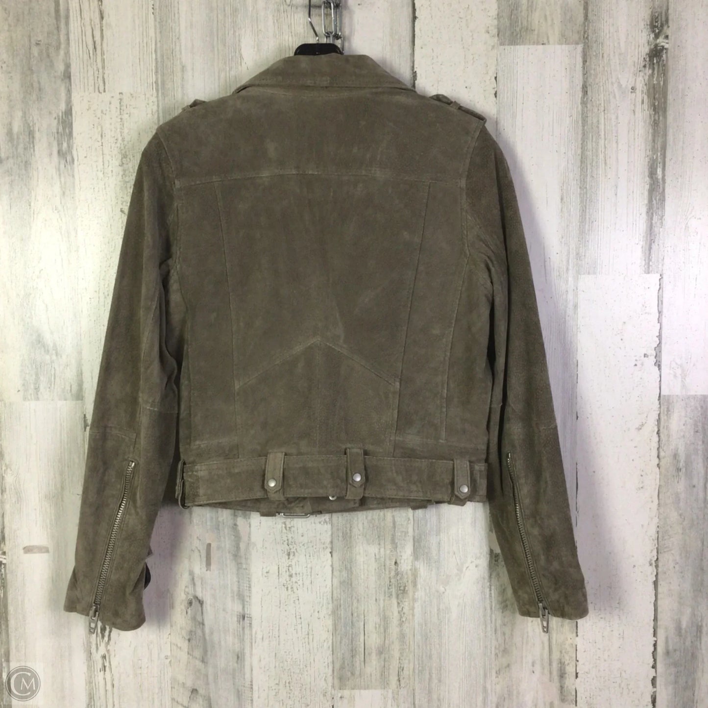 Jacket Moto Leather By Blanknyc In Taupe, Size: S