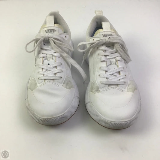 Shoes Athletic By Vans In White, Size: 7