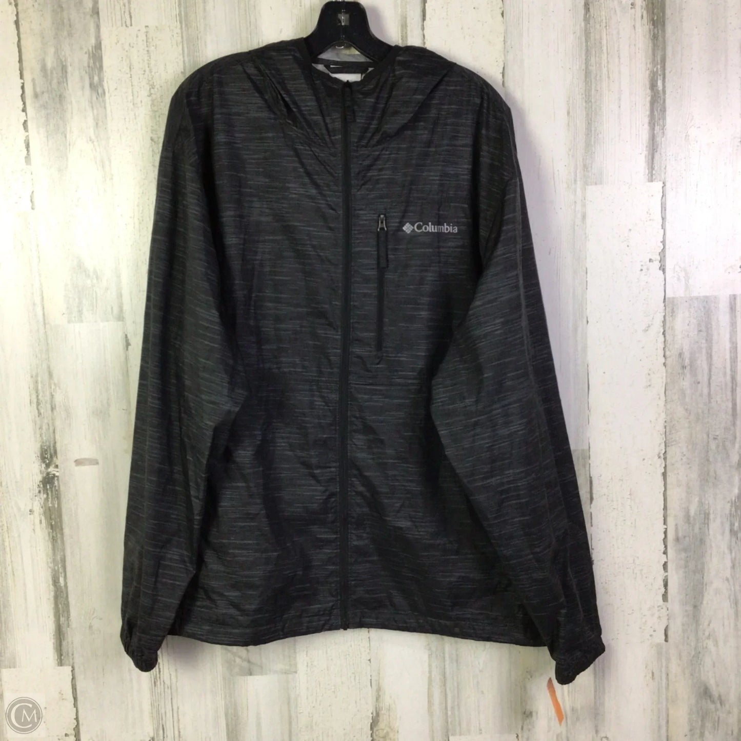 Athletic Jacket By Columbia In Black & Grey, Size: Xl