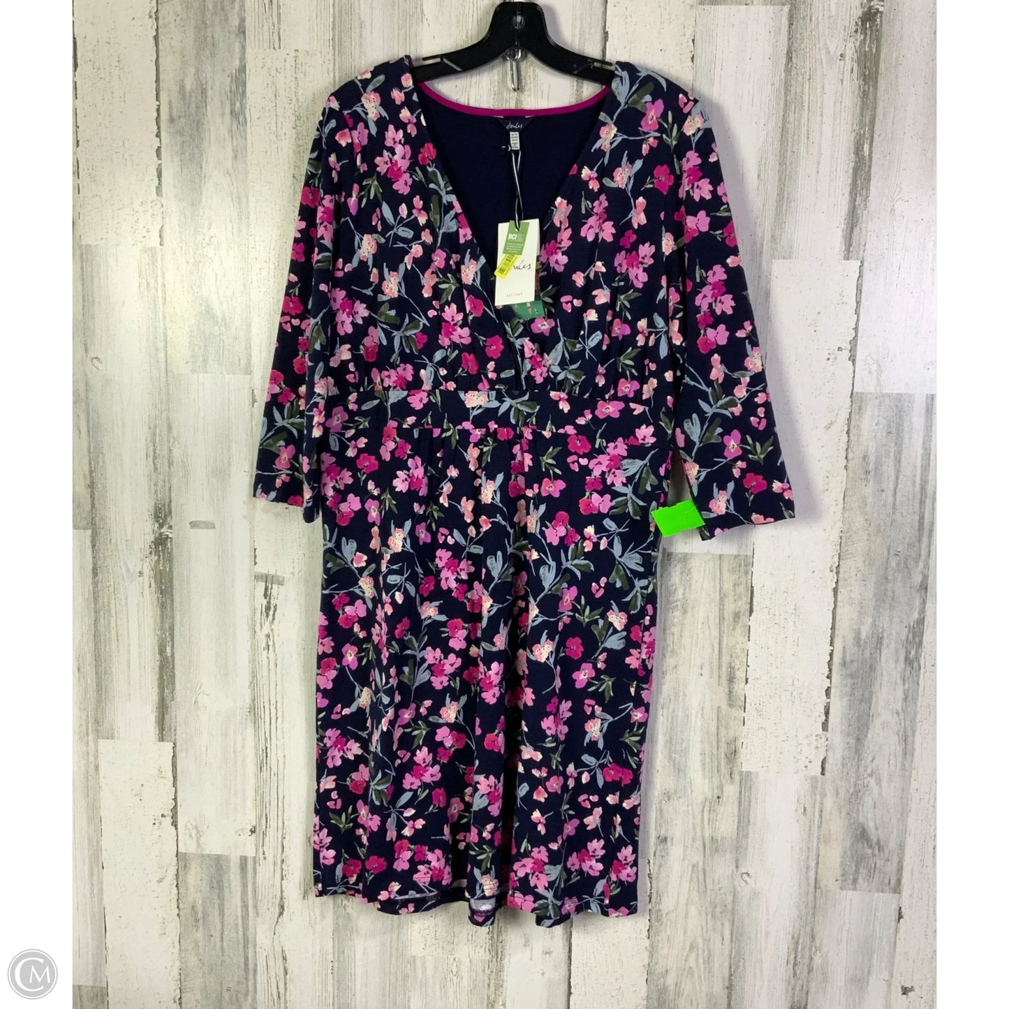 Dress Casual Short By Joules In Blue & Pink, Size: L