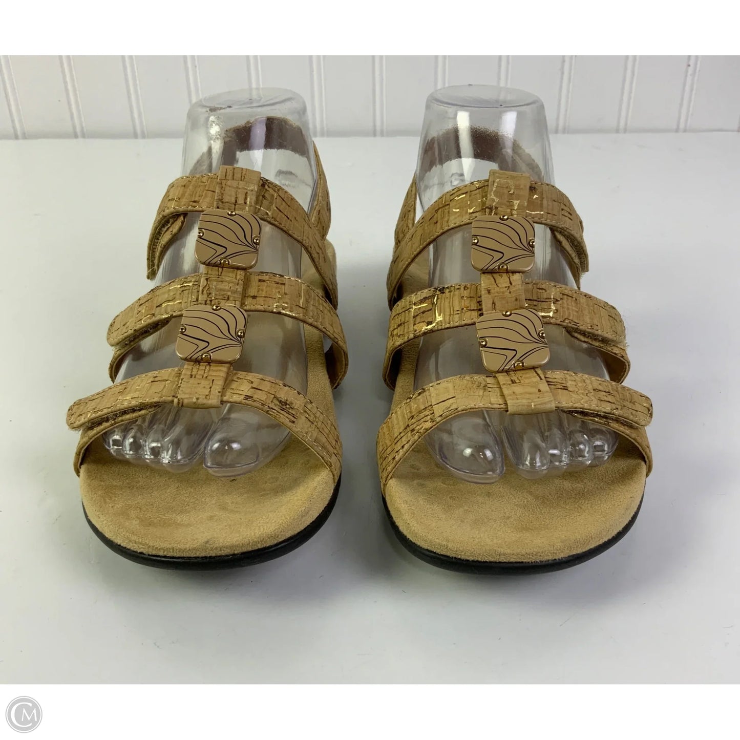 Sandals Flats By Vionic In Tan, Size: 7