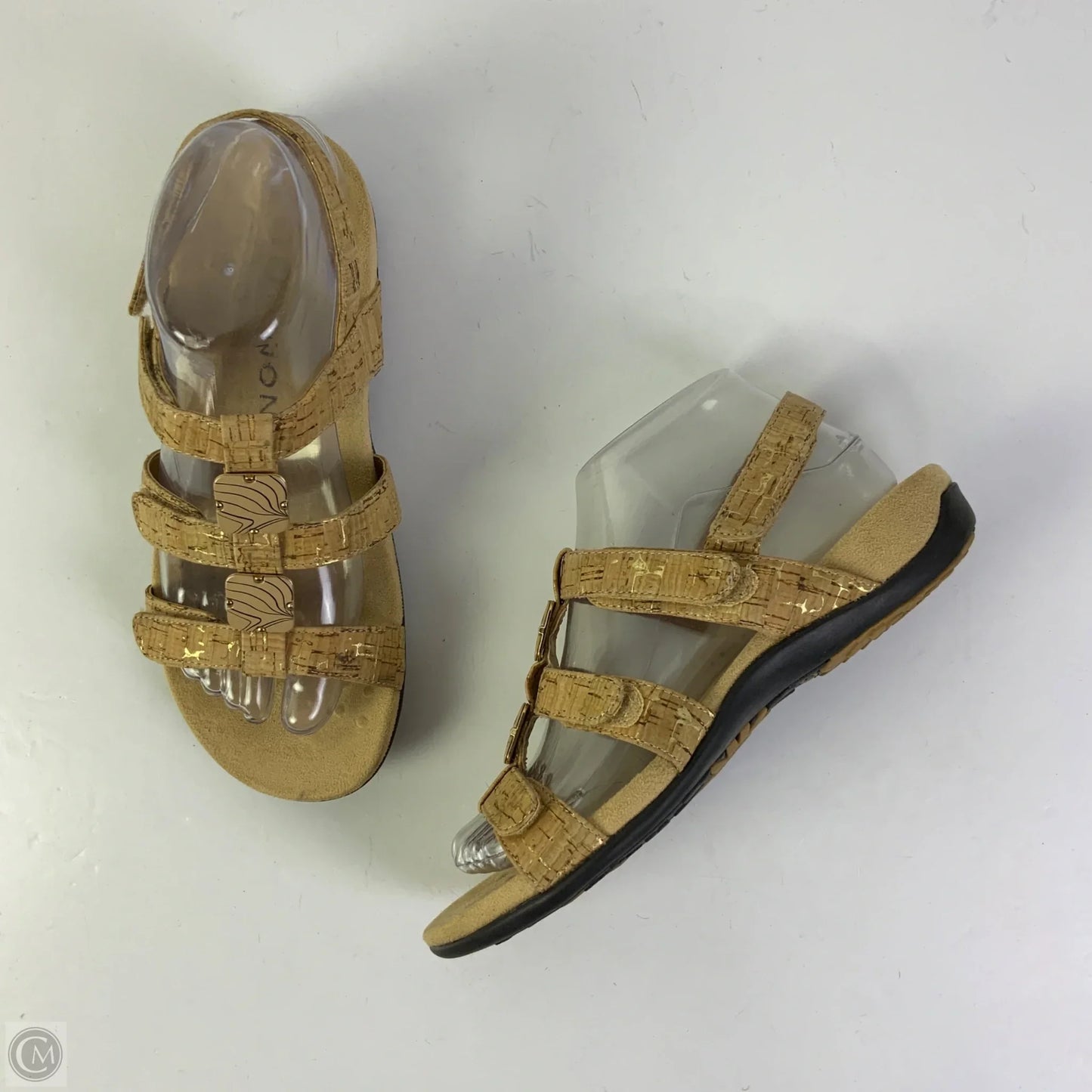 Sandals Flats By Vionic In Tan, Size: 7