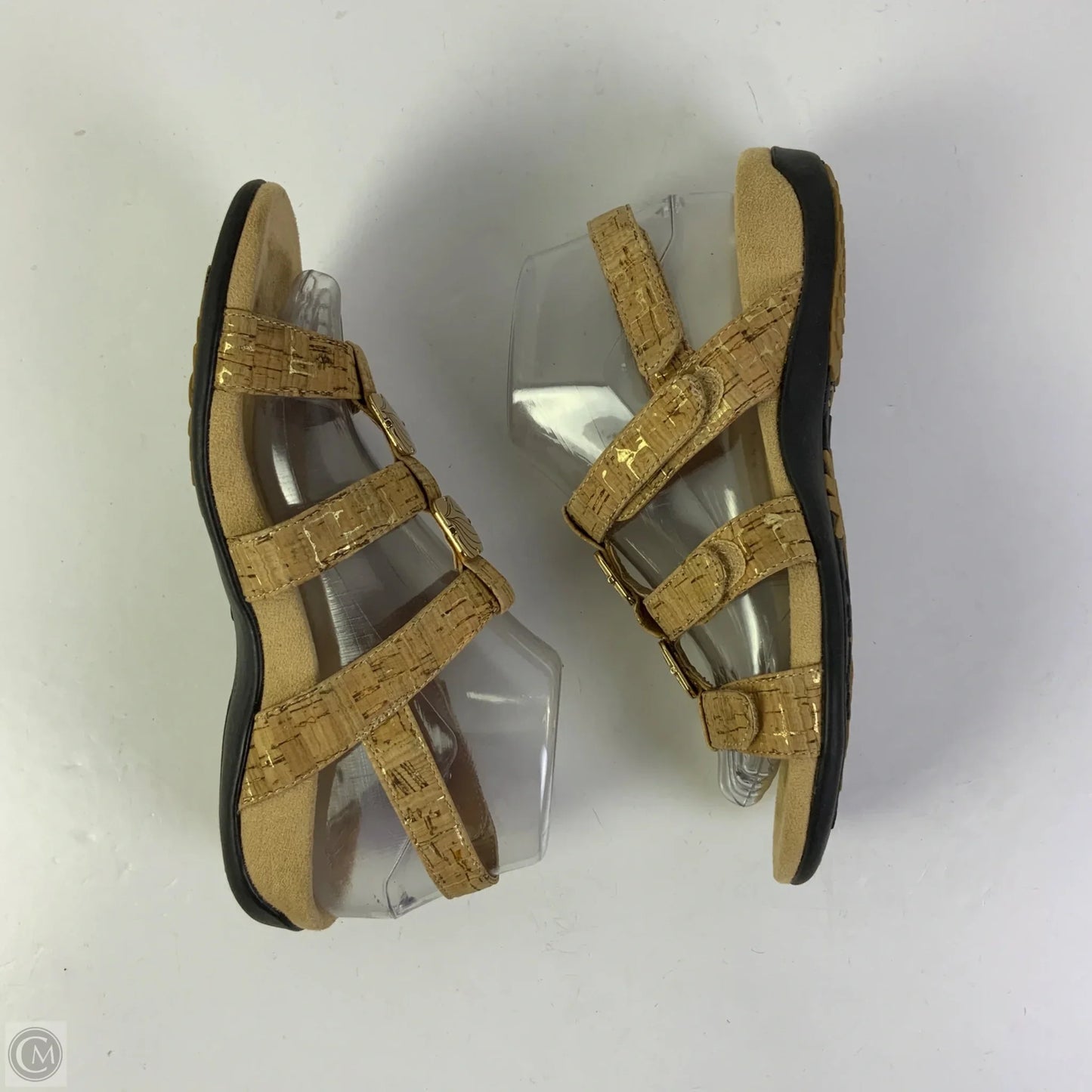 Sandals Flats By Vionic In Tan, Size: 7