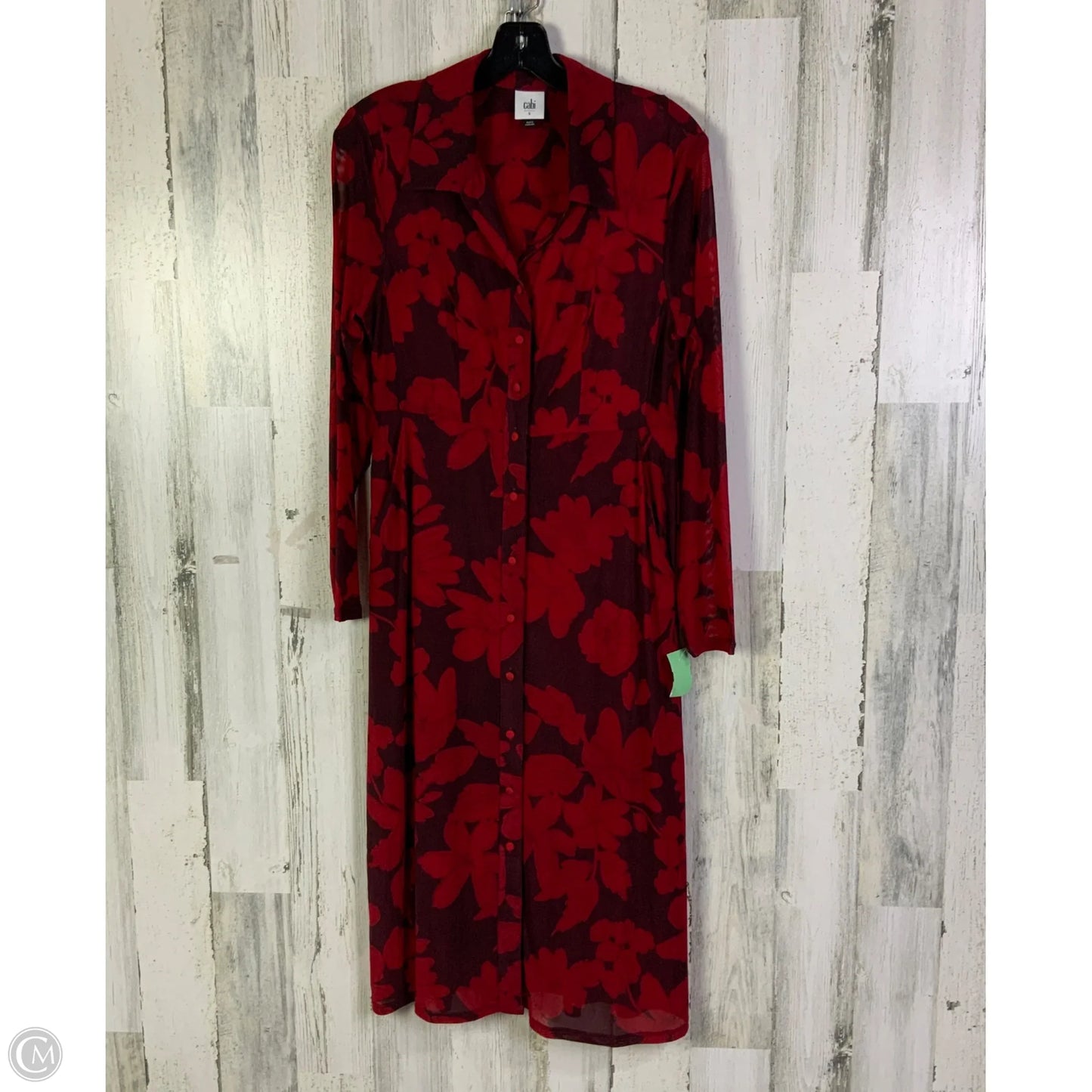 Dress Casual Midi By Cabi In Red, Size: S