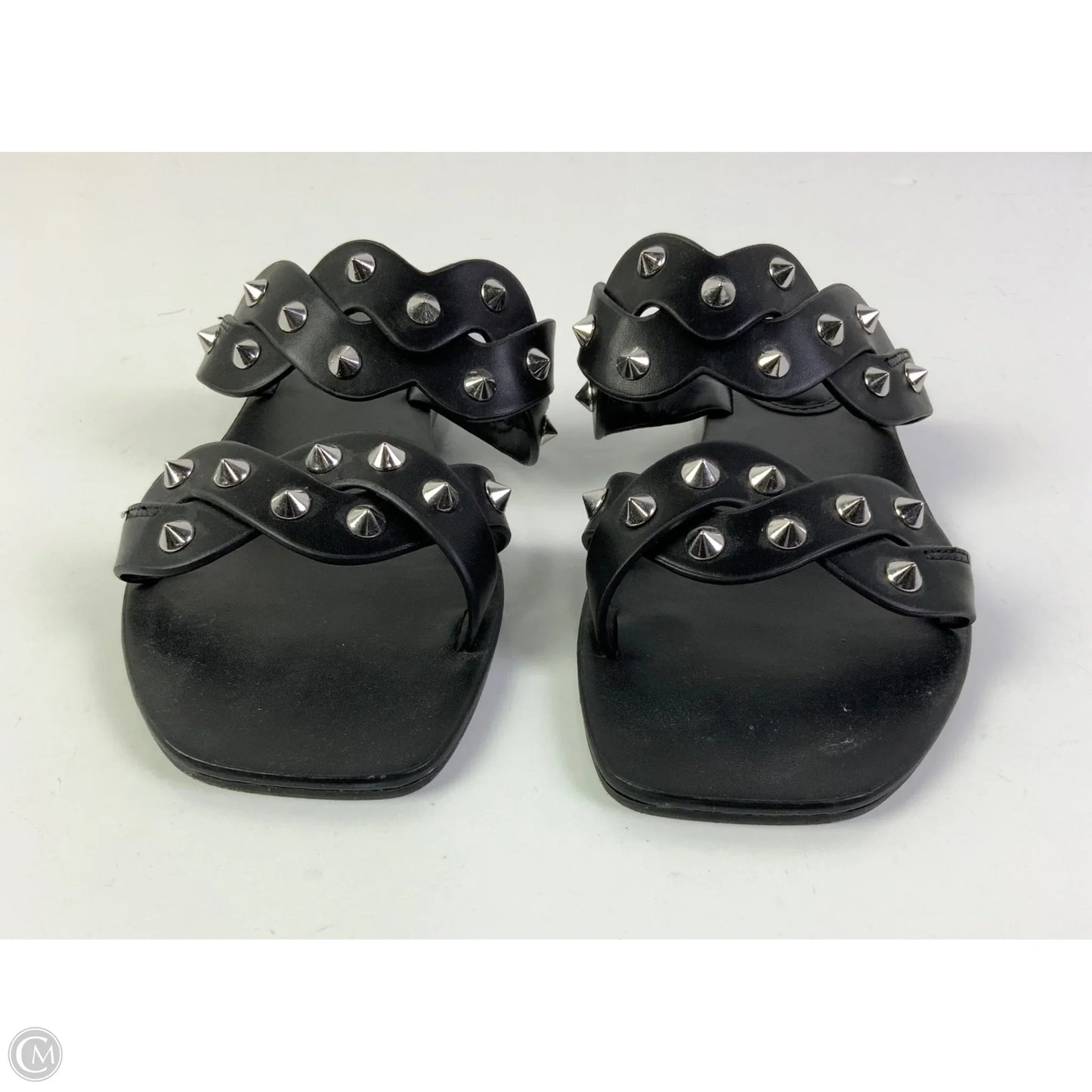 Sandals Flats By Marc Fisher In Black, Size: 9.5