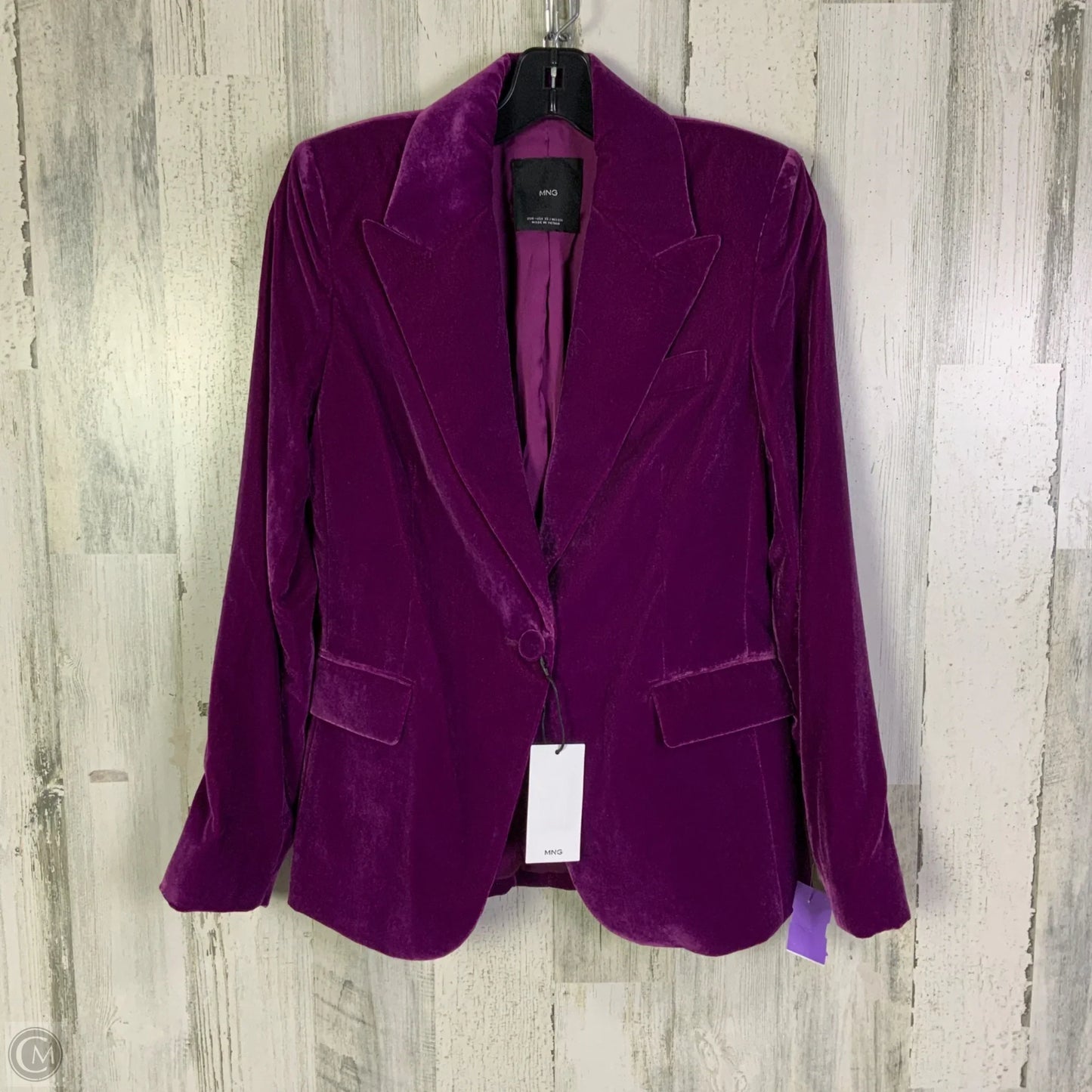 Blazer By Mng In Purple, Size: Xs
