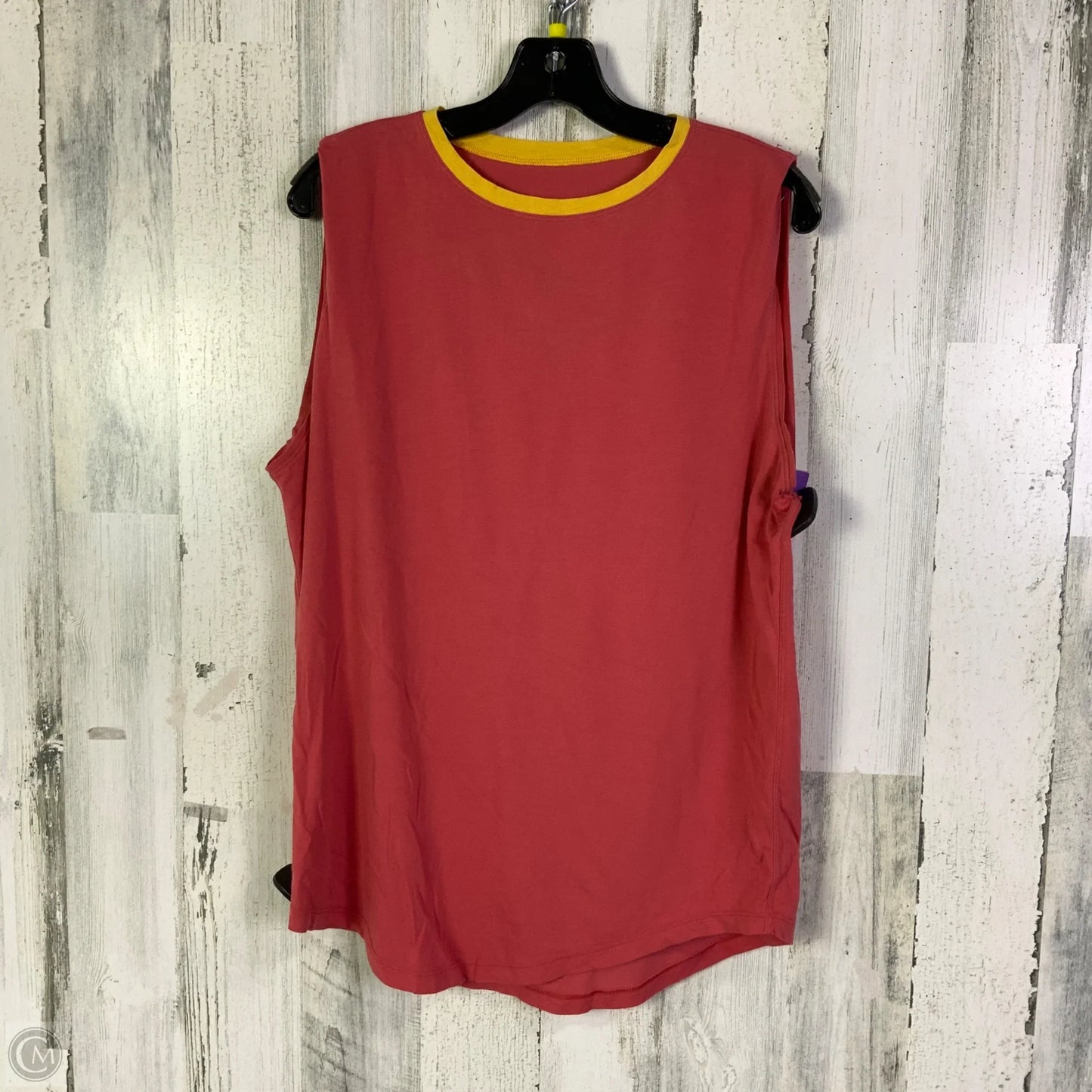 Athletic Tank Top By Lululemon In Coral, Size: L