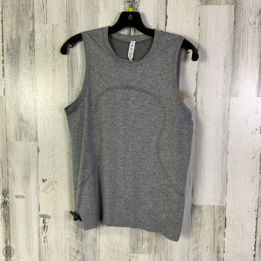 Athletic Tank Top By Lululemon In Grey, Size: 6