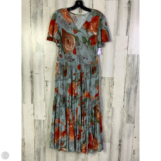 Dress Casual Maxi By Soft Surroundings In Blue & Red, Size: Sp