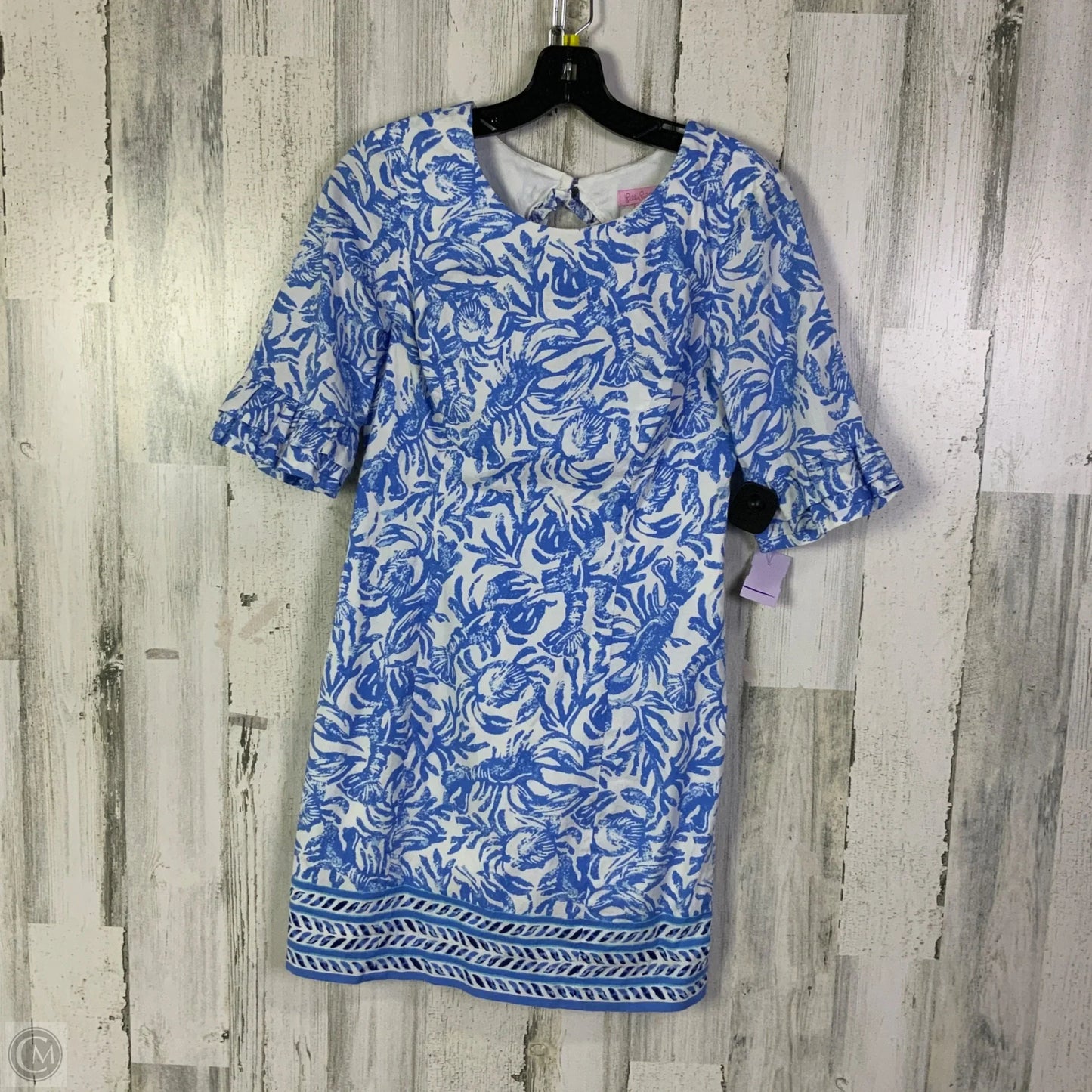 Dress Designer By Lilly Pulitzer In Blue & White, Size: Xs