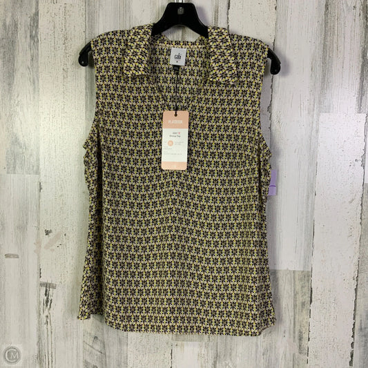 Blouse Sleeveless By Cabi In Multi-colored, Size: M