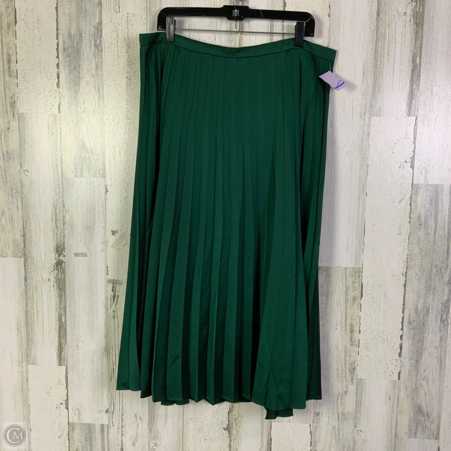 Skirt Maxi By J. Crew In Green, Size: 16