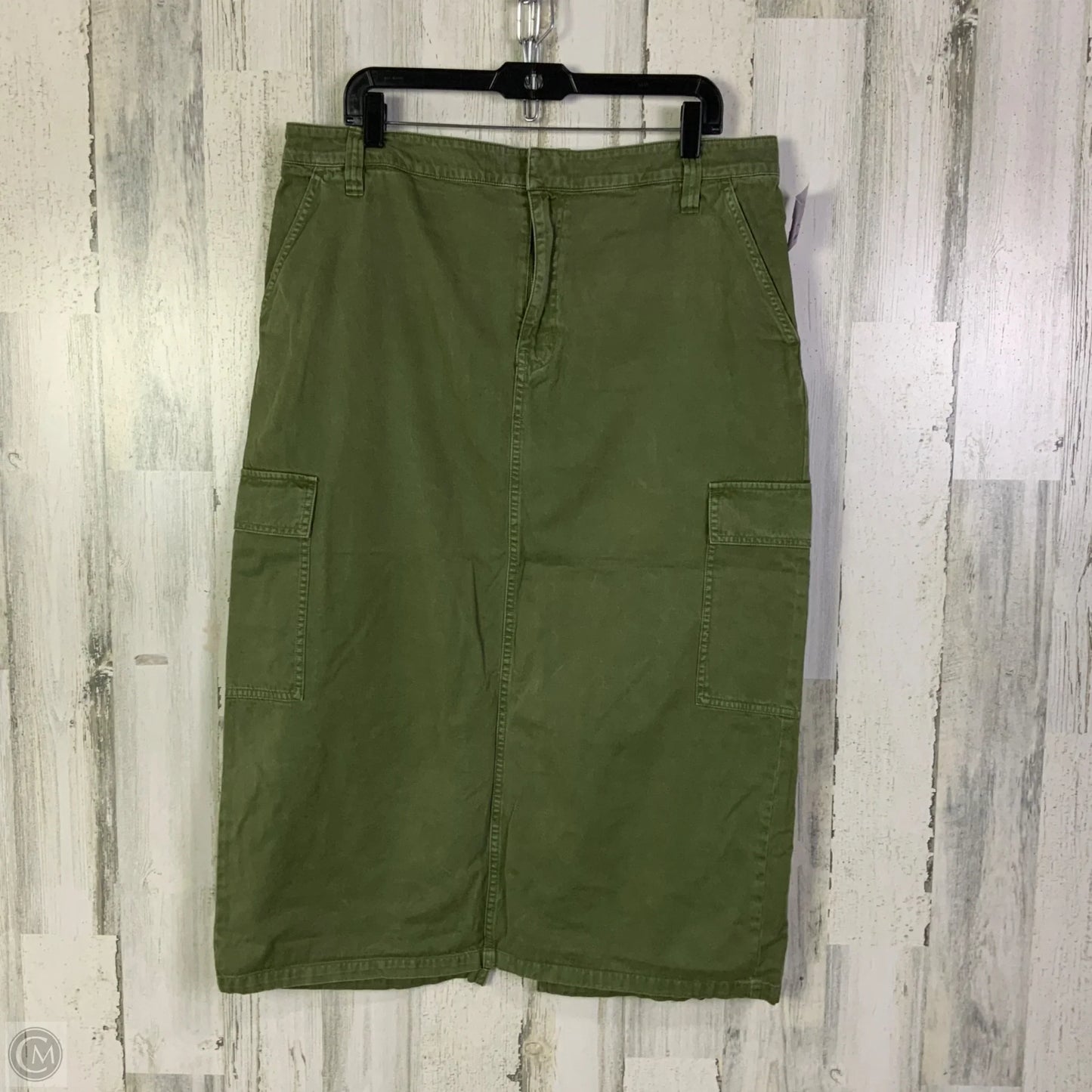 Skirt Maxi By Madewell In Green, Size: 12