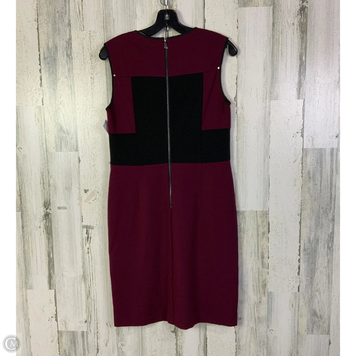 Dress Work By Kenneth Cole In Maroon, Size: M