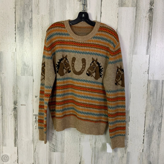 Sweater By Clothes Mentor In Brown, Size: Xl