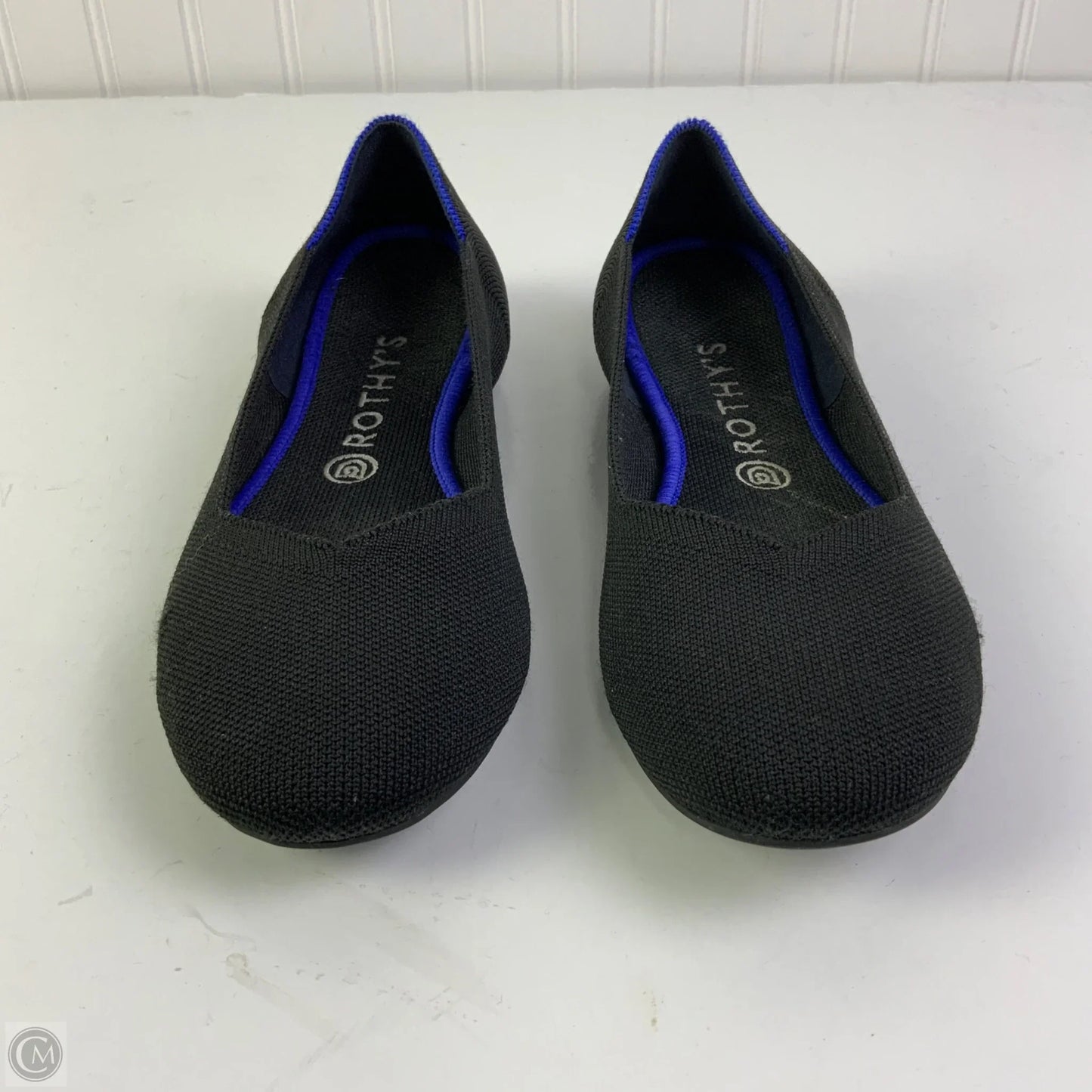 Shoes Flats By Rothys In Black, Size: 9.5