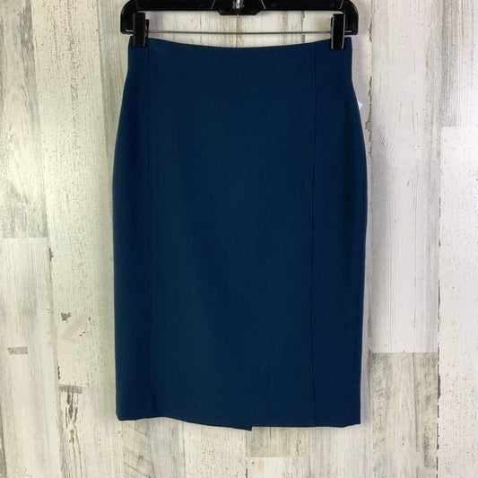 Skirt Midi By Ann Taylor In Teal, Size: 0