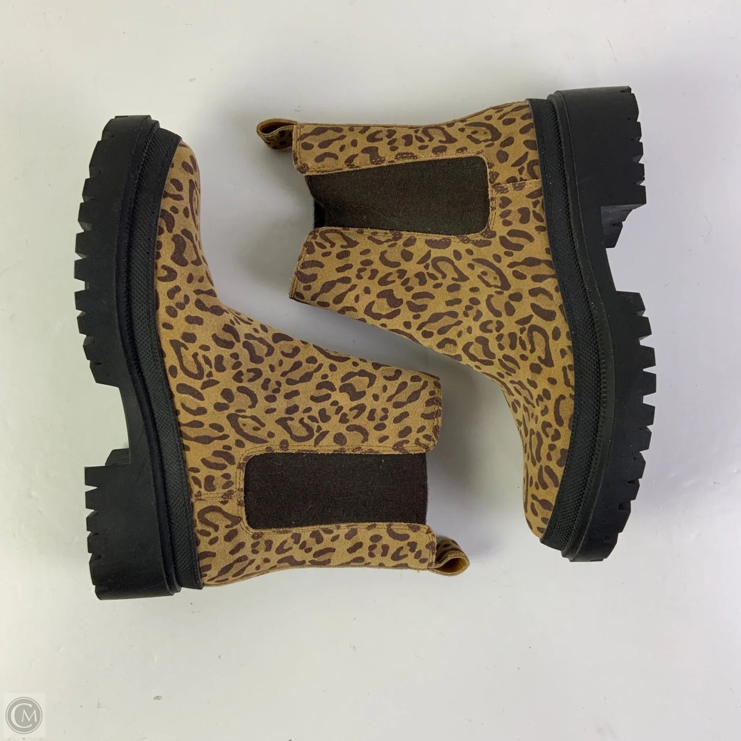 Boots Combat By Lucky Brand In Leopard Print, Size: 6.5