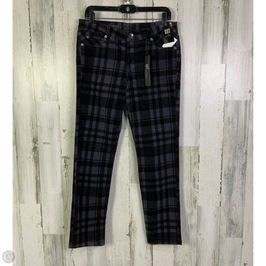 Pants Corduroy By Kut In Black & Grey, Size: 10