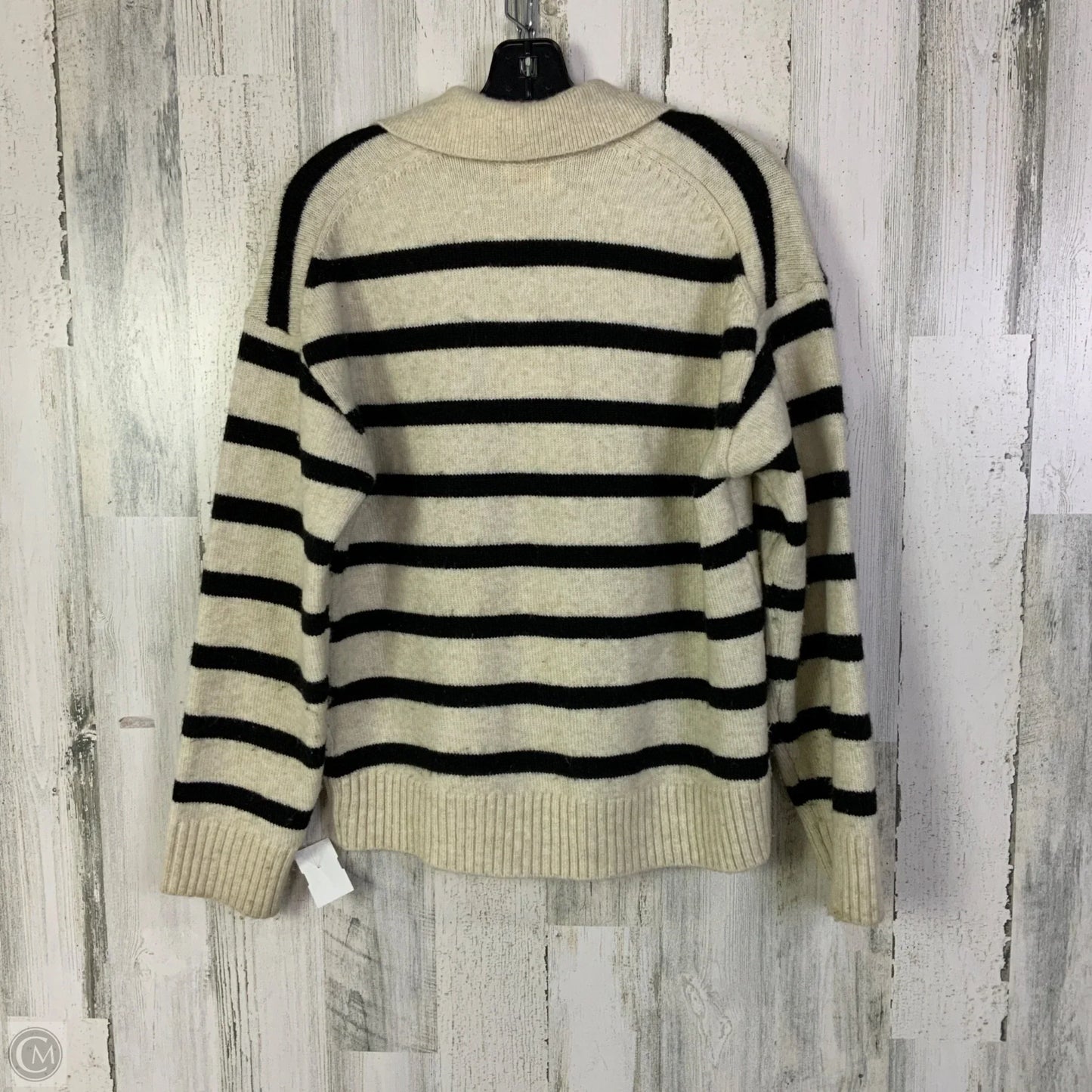Sweater By H&m In Black & Cream, Size: Xs
