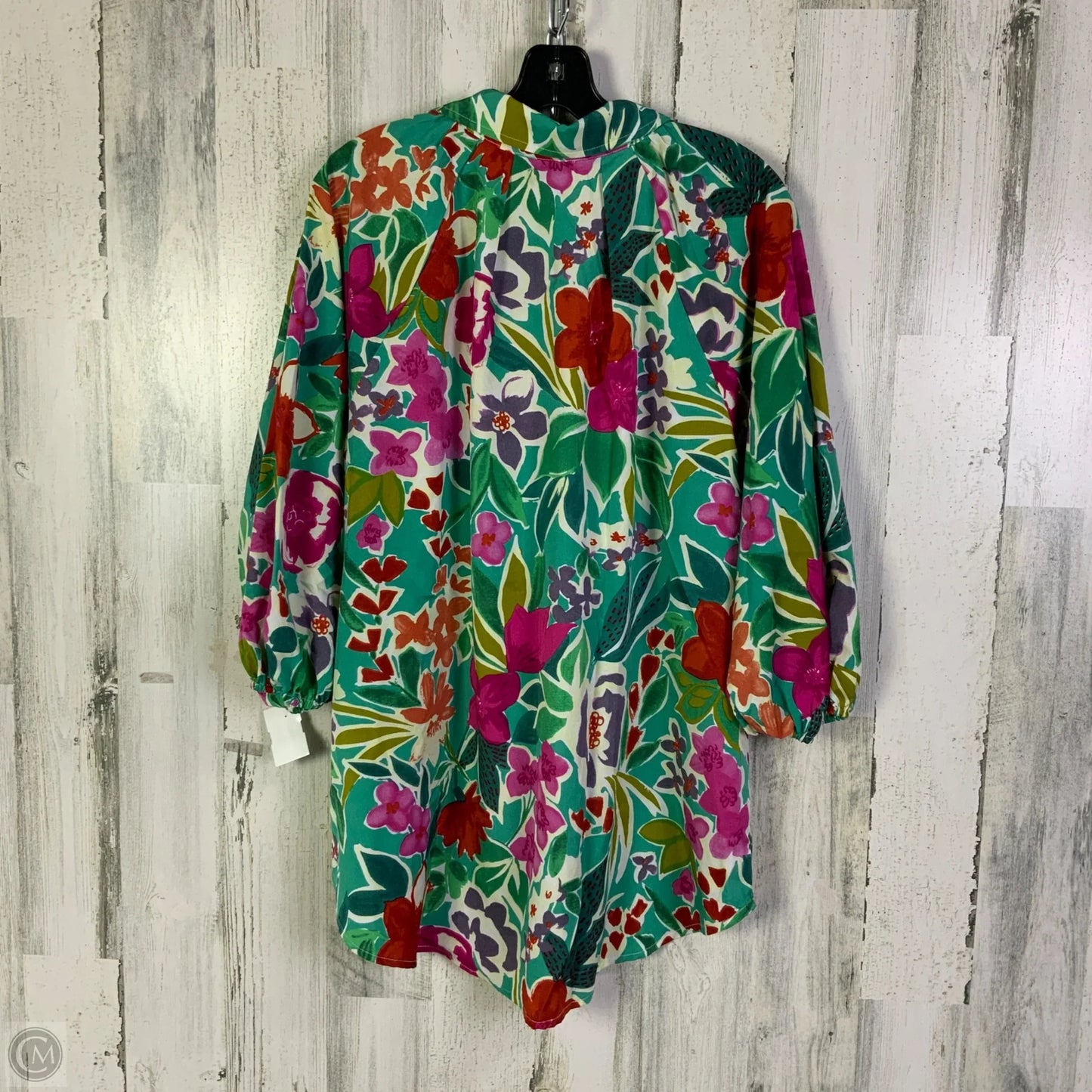 Blouse 3/4 Sleeve By Umgee In Teal, Size: S