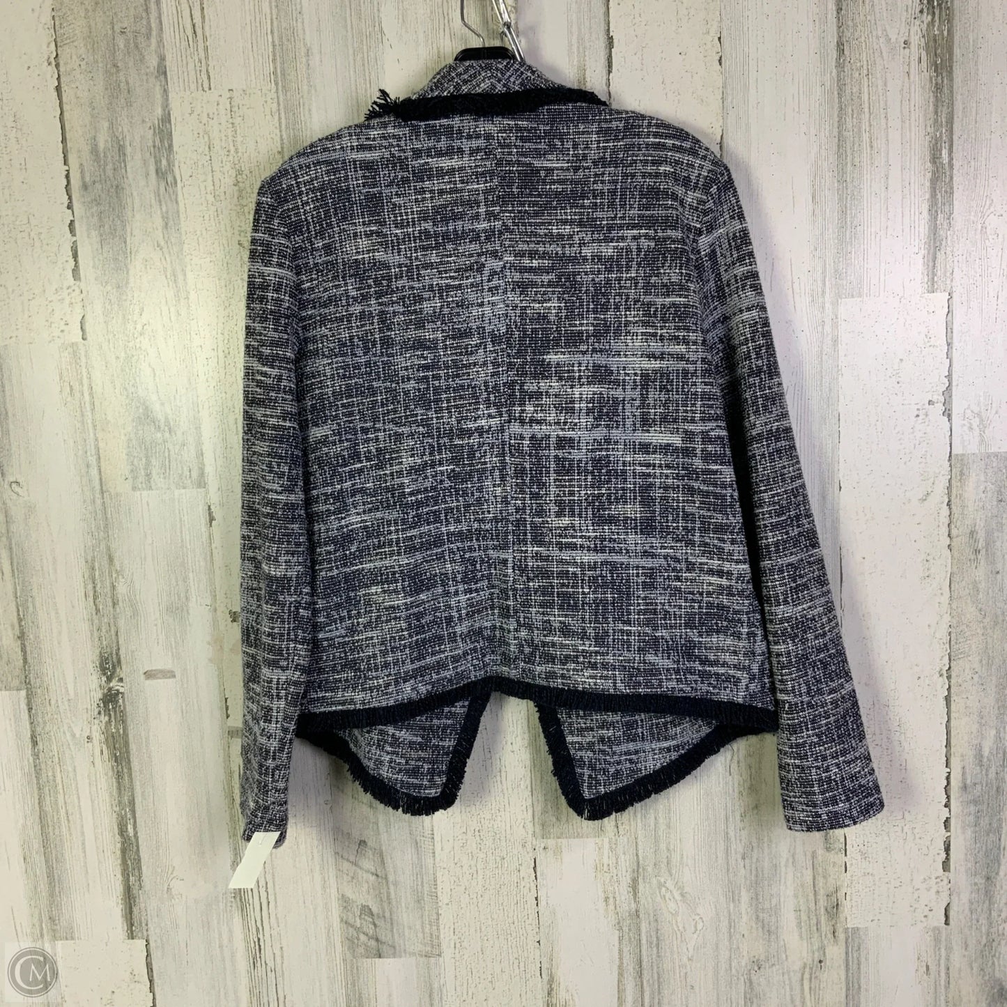 Cardigan By Rachel Zoe In Blue & White, Size: M