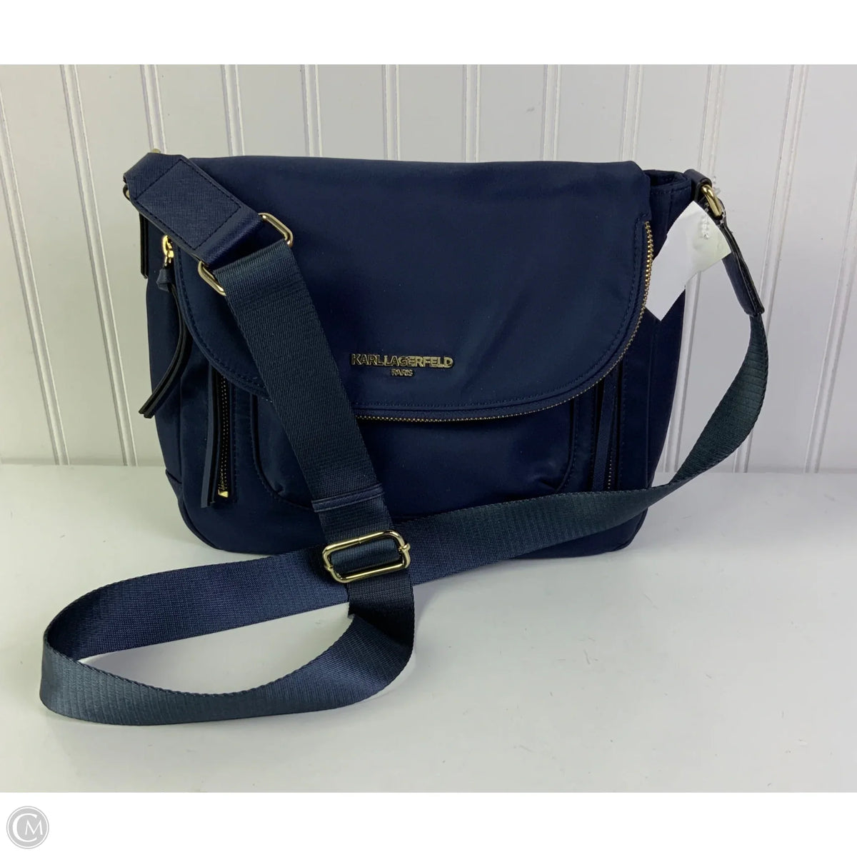 Crossbody Designer By Karl Lagerfeld, Size: Medium