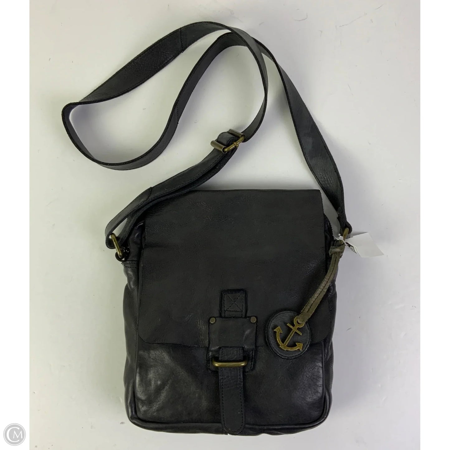 Crossbody Leather By Clothes Mentor, Size: Medium