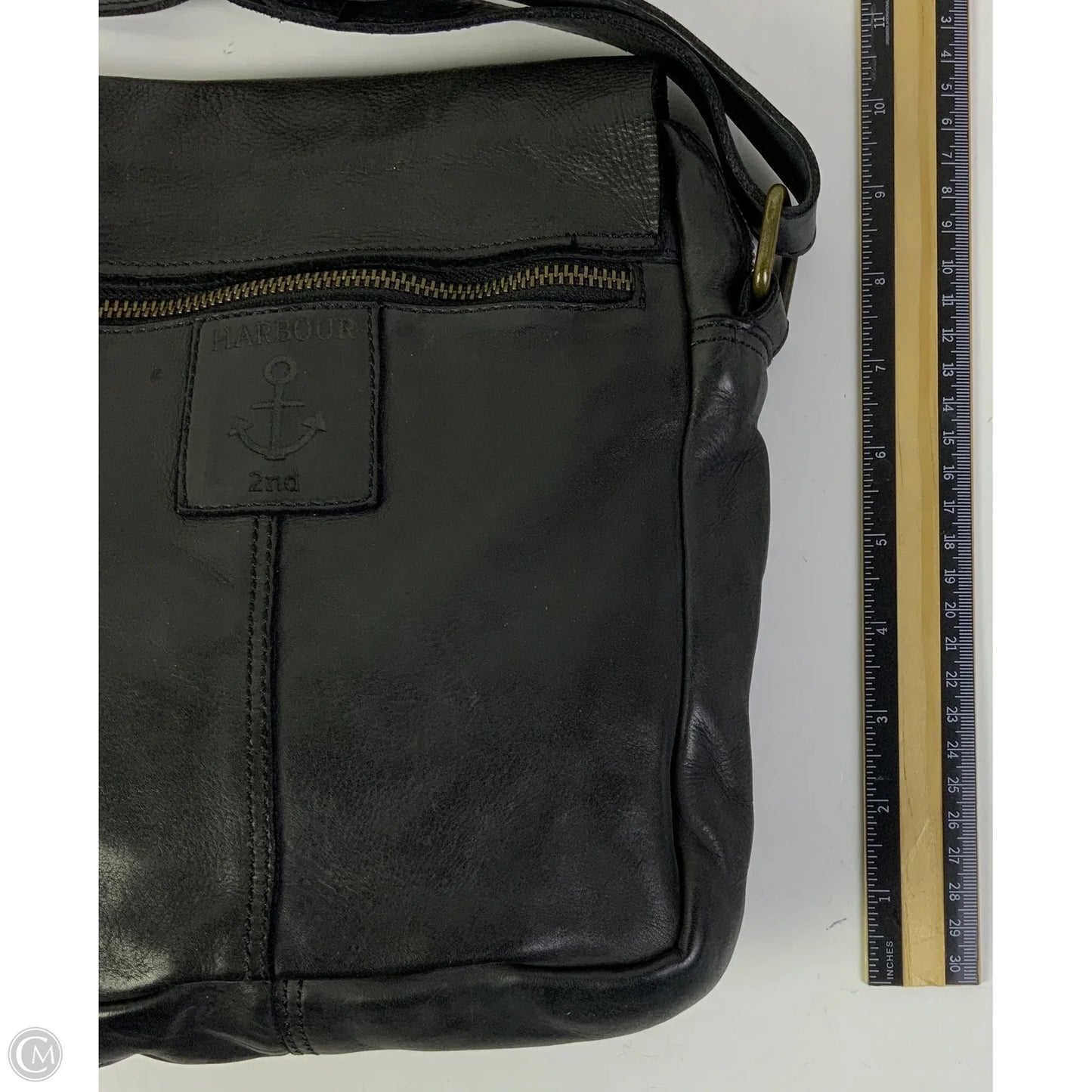 Crossbody Leather By Clothes Mentor, Size: Medium