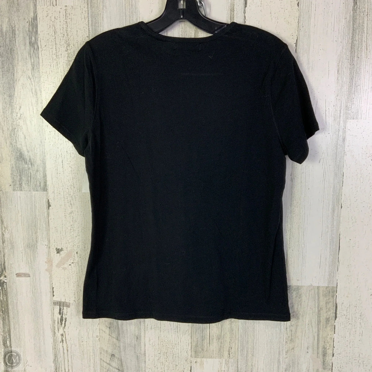 Top Short Sleeve Basic By Ralph Lauren In Black, Size: M