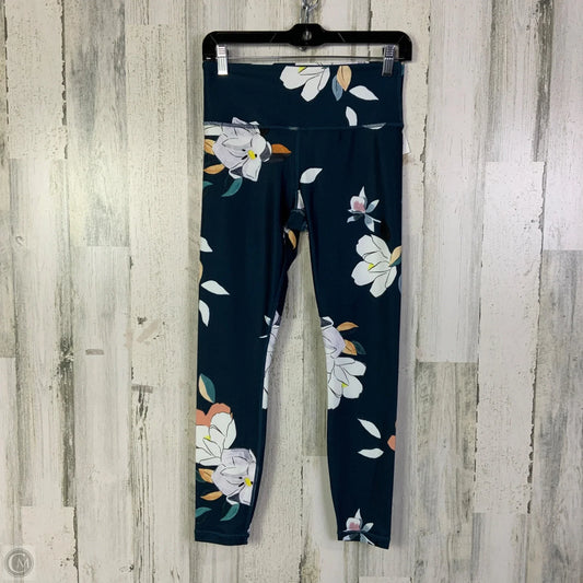 Athletic Leggings By Athleta In Teal, Size: S