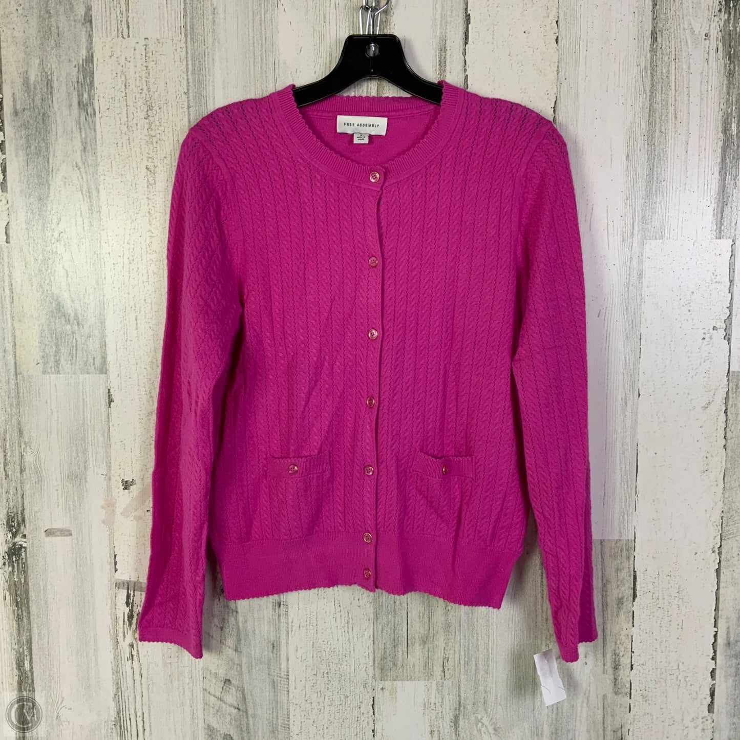 Cardigan By Free Assembly In Pink, Size: S