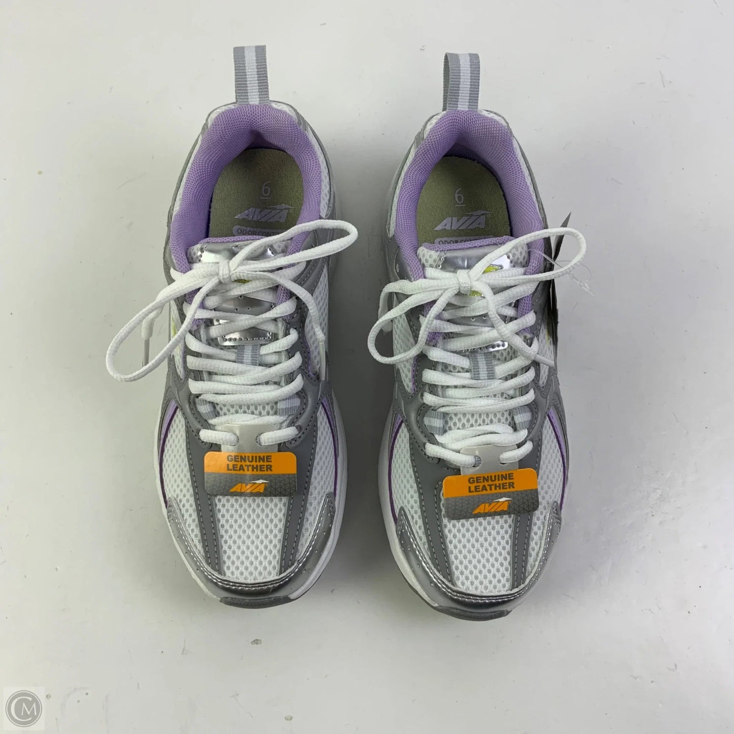 Shoes Athletic By Avia In Grey & Purple, Size: 6