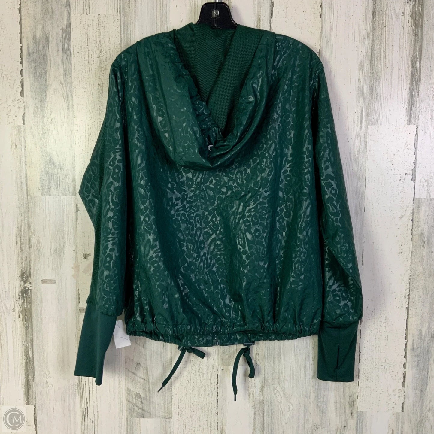Athletic Jacket By Zyia In Green, Size: M