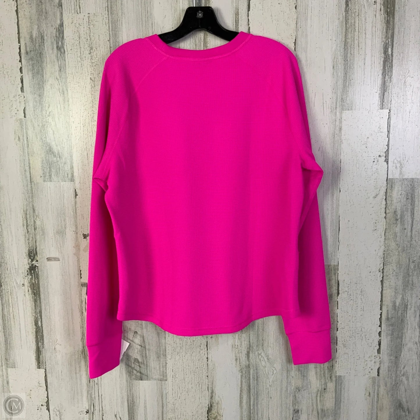 Top Long Sleeve Basic By Eddie Bauer In Pink, Size: Xl