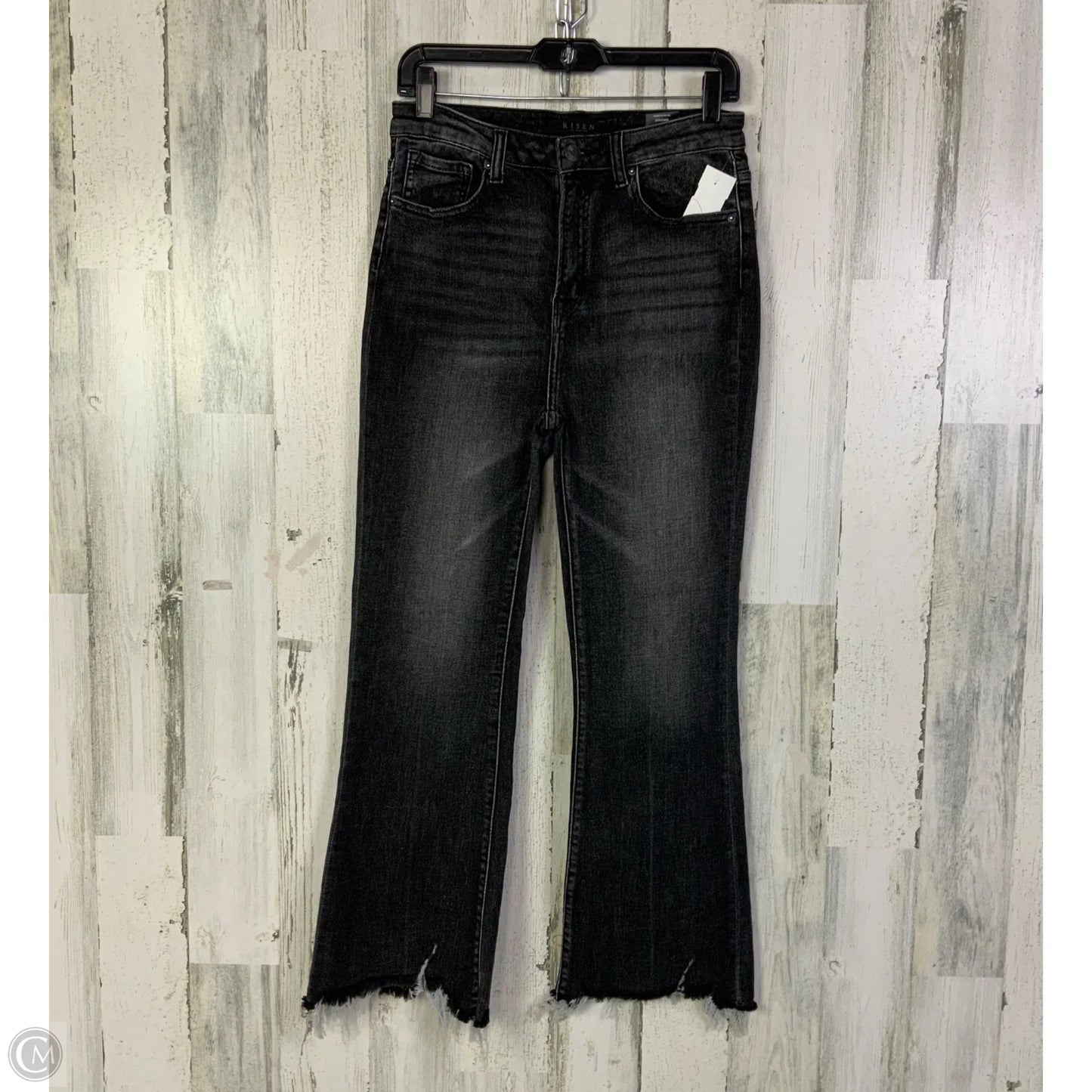 Jeans Flared By Risen In Grey Denim, Size: 6