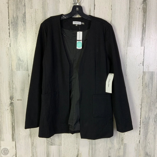 Blazer By Calvin Klein In Black, Size: M