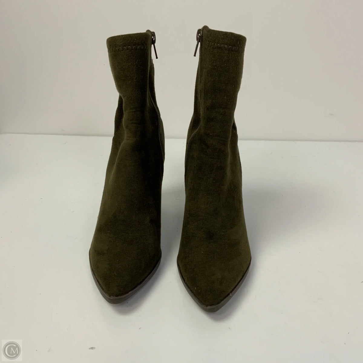 Boots Ankle Heels By Lulus In Green, Size: 8