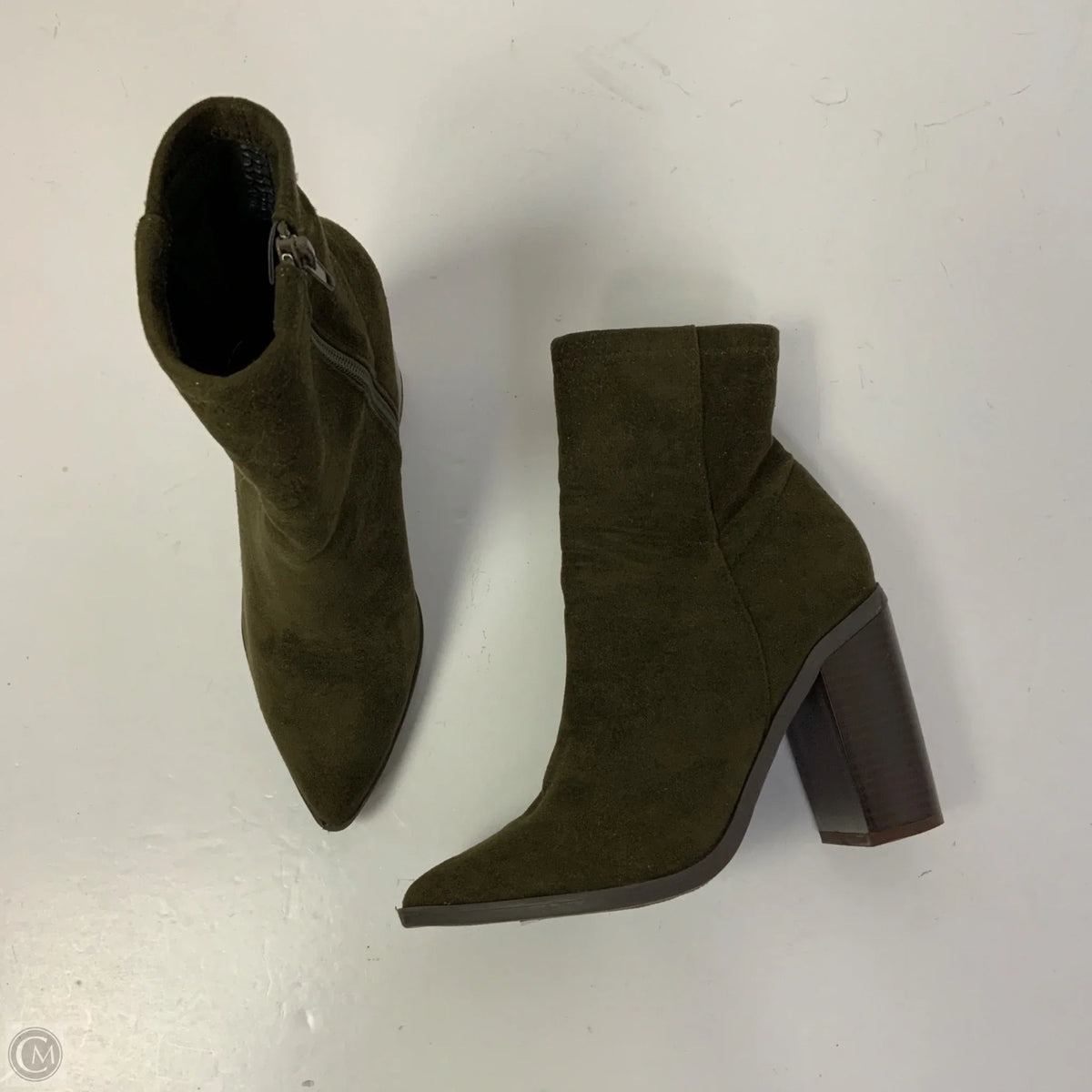 Boots Ankle Heels By Lulus In Green, Size: 8