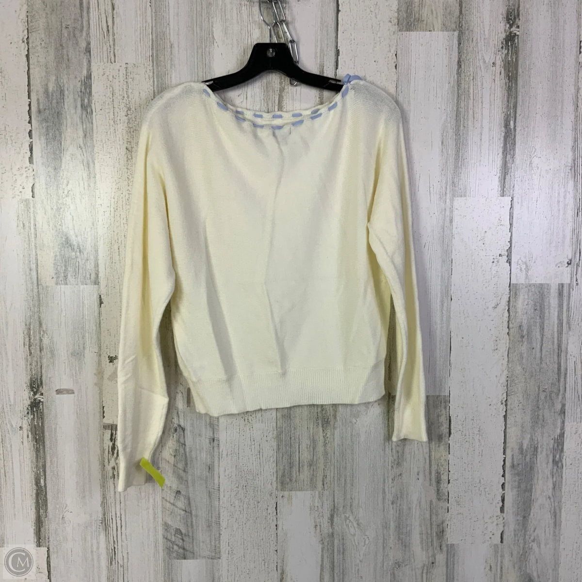 Sweater By Originality In White, Size: M