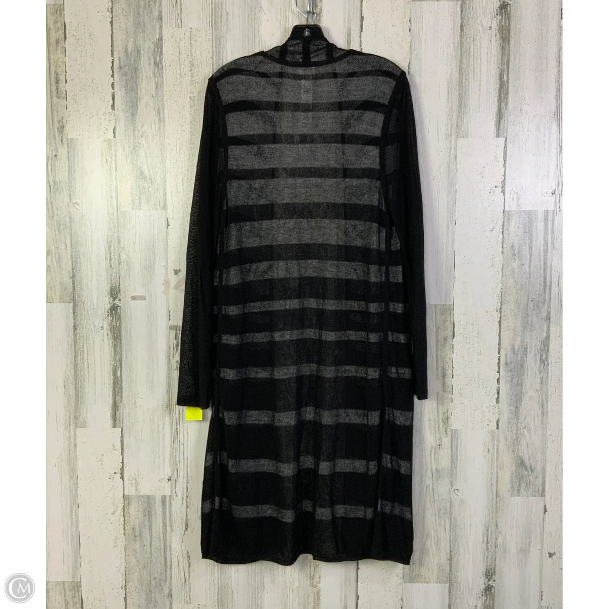 Cardigan By Chicos In Black & White, Size: L